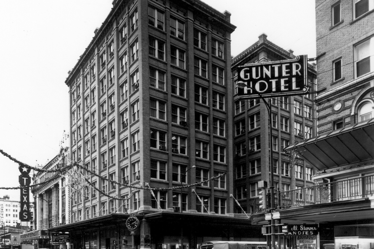 a building with a sign on it
