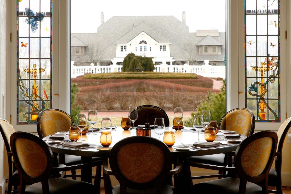 a table set for a dinner party