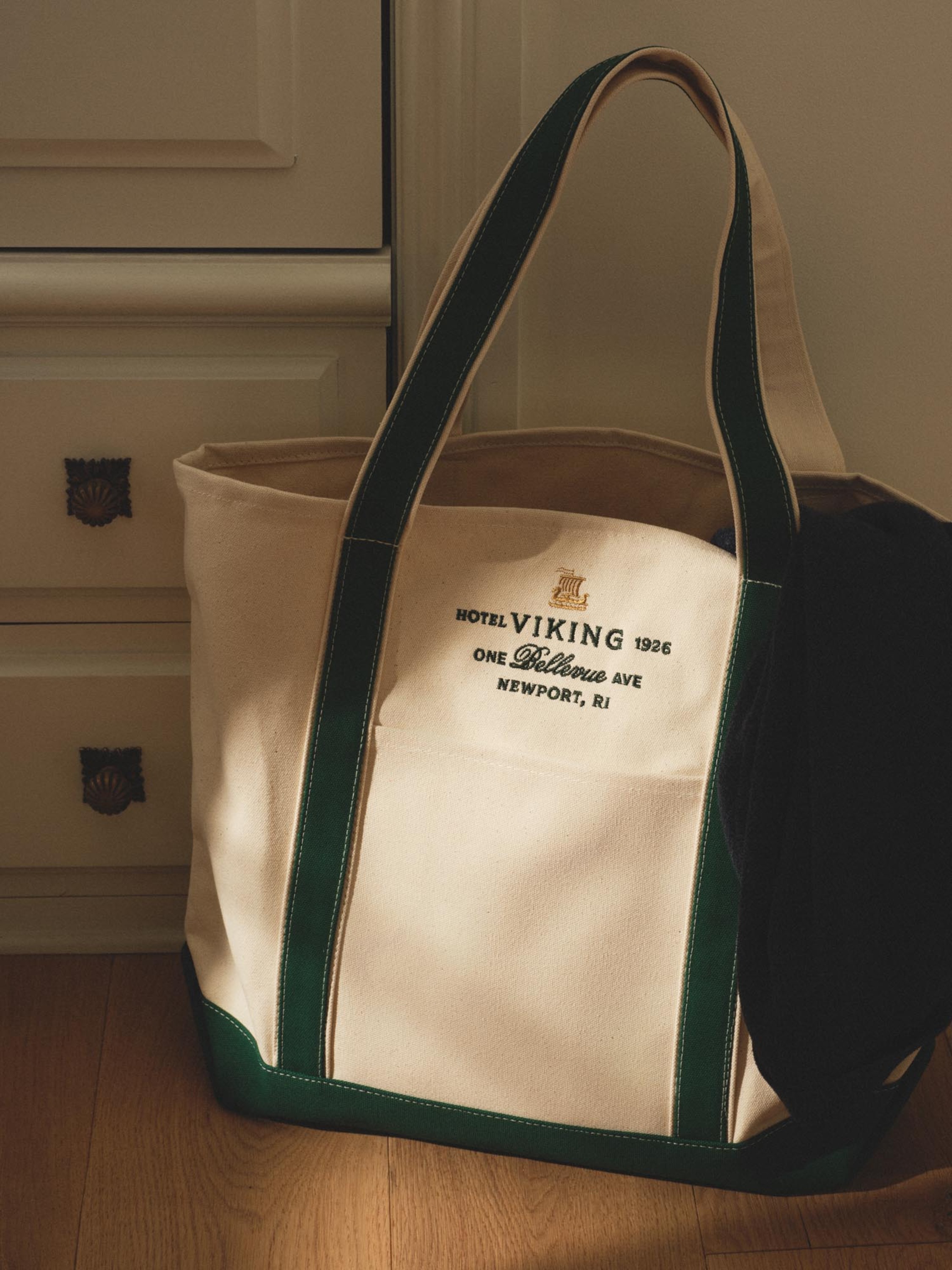 a bag on the floor