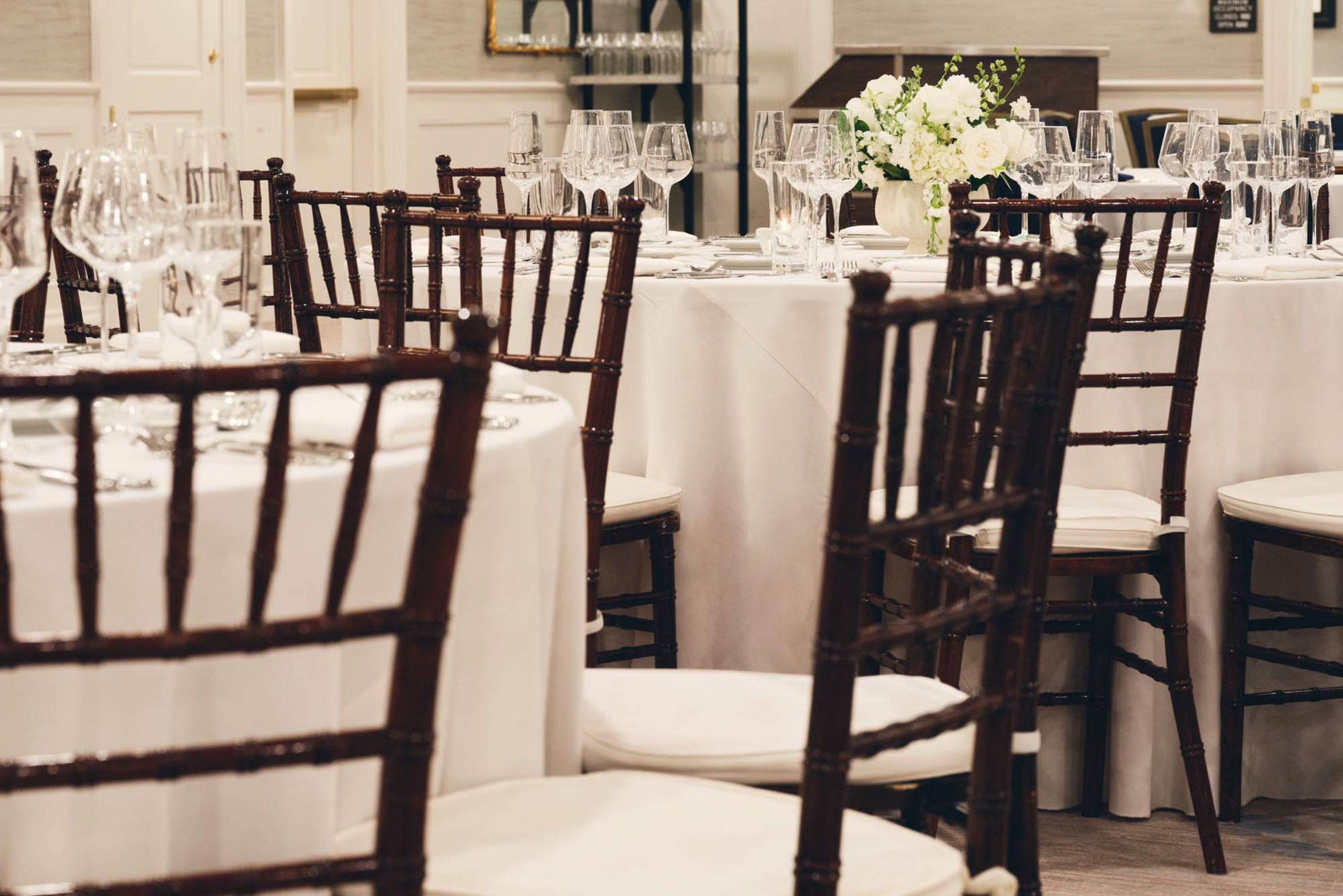 a table set for a party