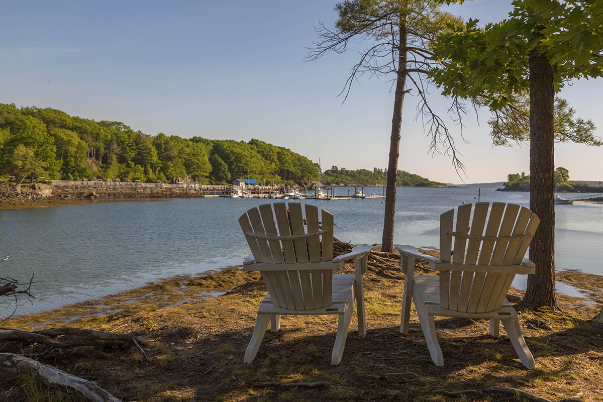 two chairs on a beach