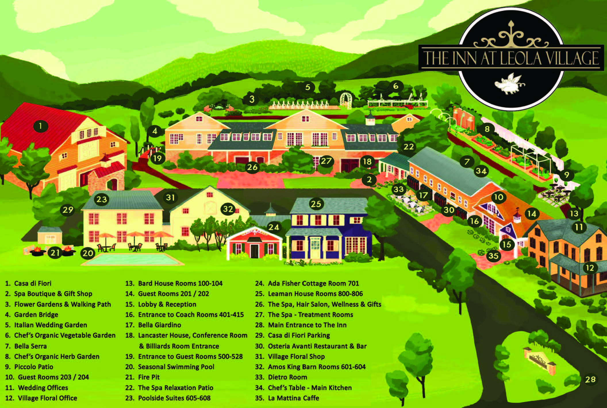 a map of a town