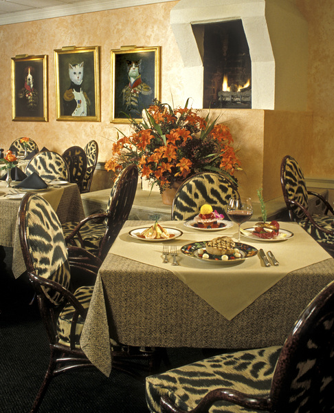 a table set for a meal