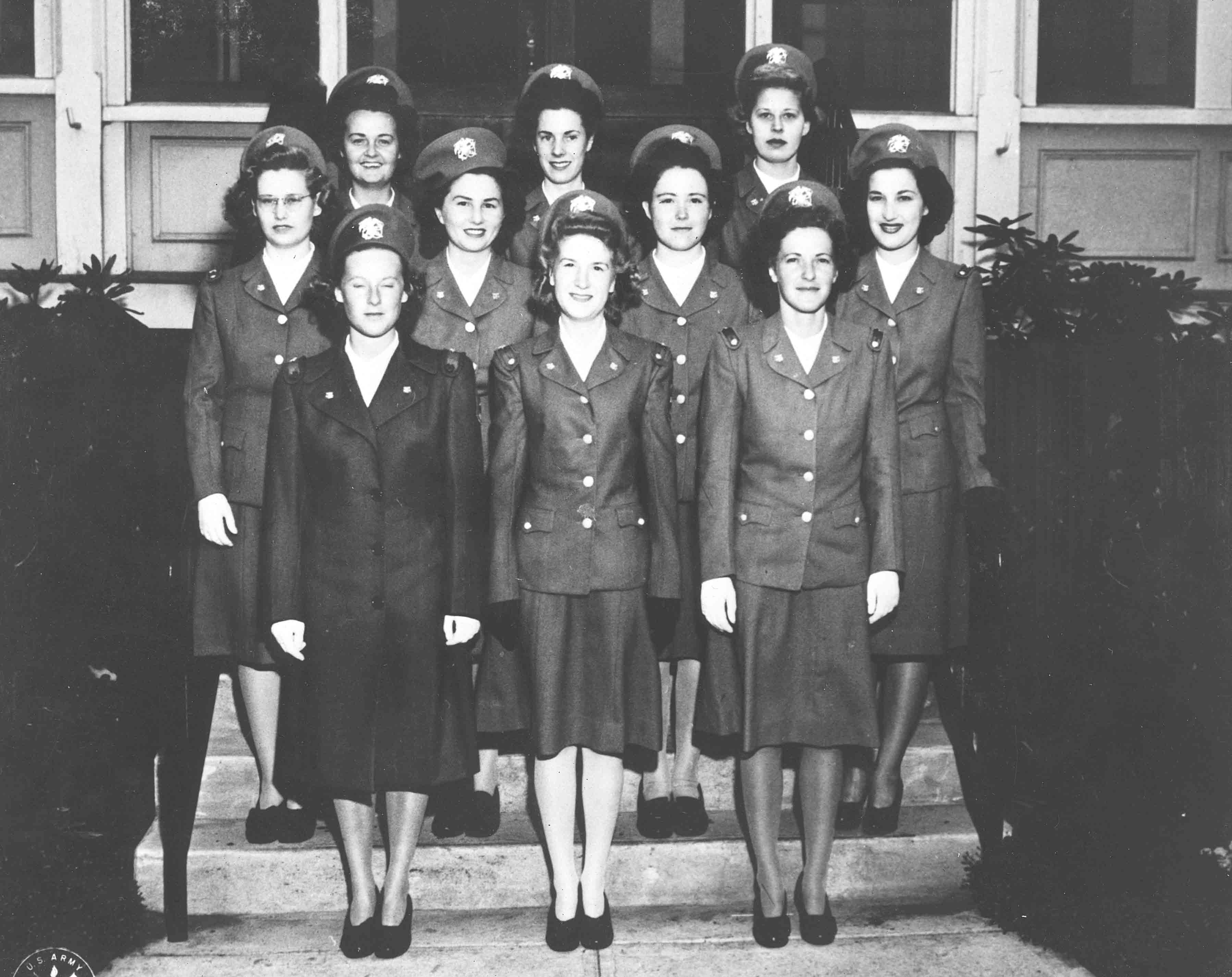 a group of women in military uniforms