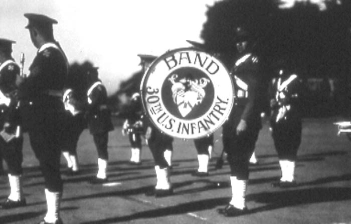 a group of marching band members