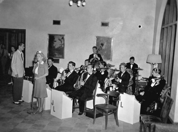 a group of people playing instruments