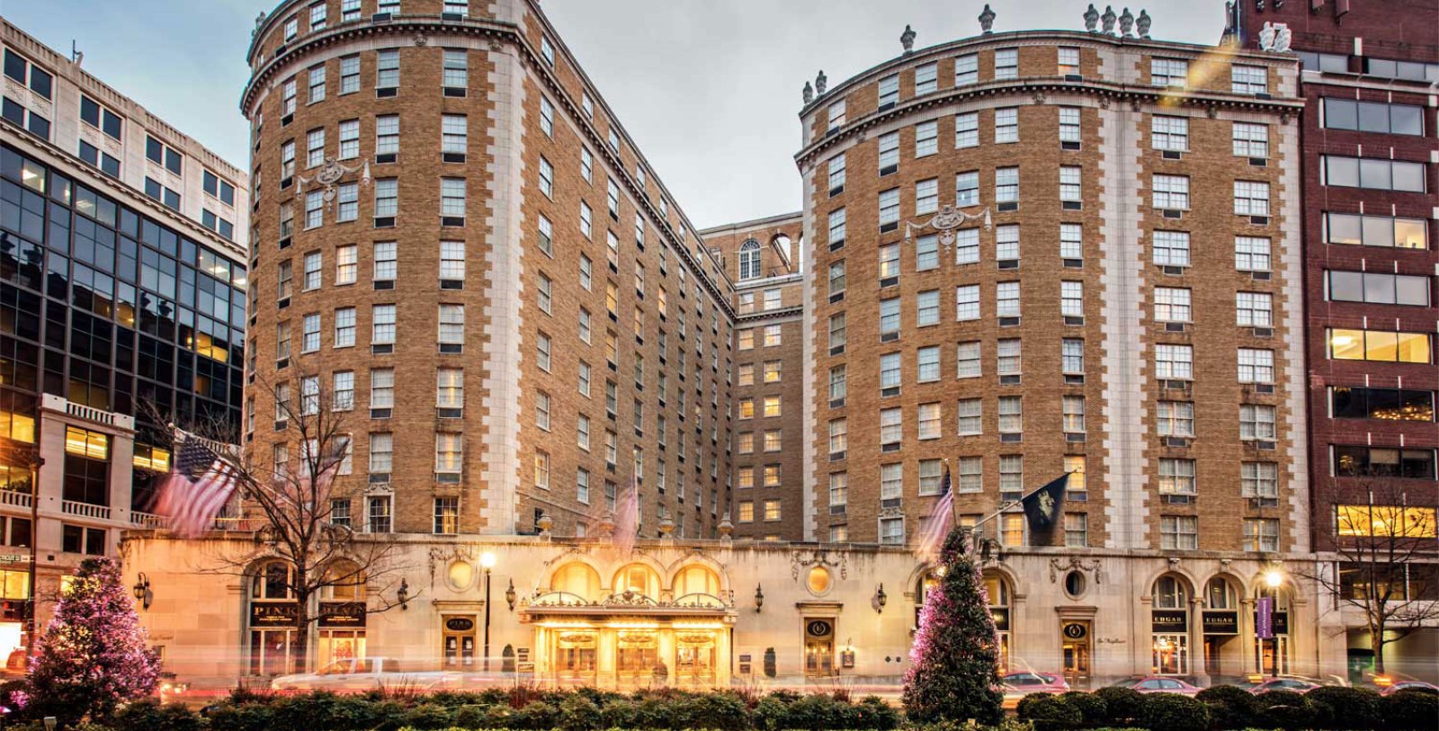 a large building with many windows