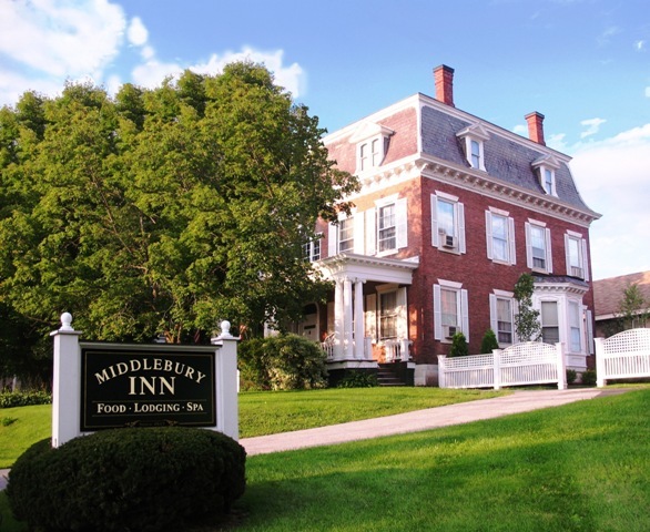 image of exterior with hotel sign the middlebury inn vermont_high