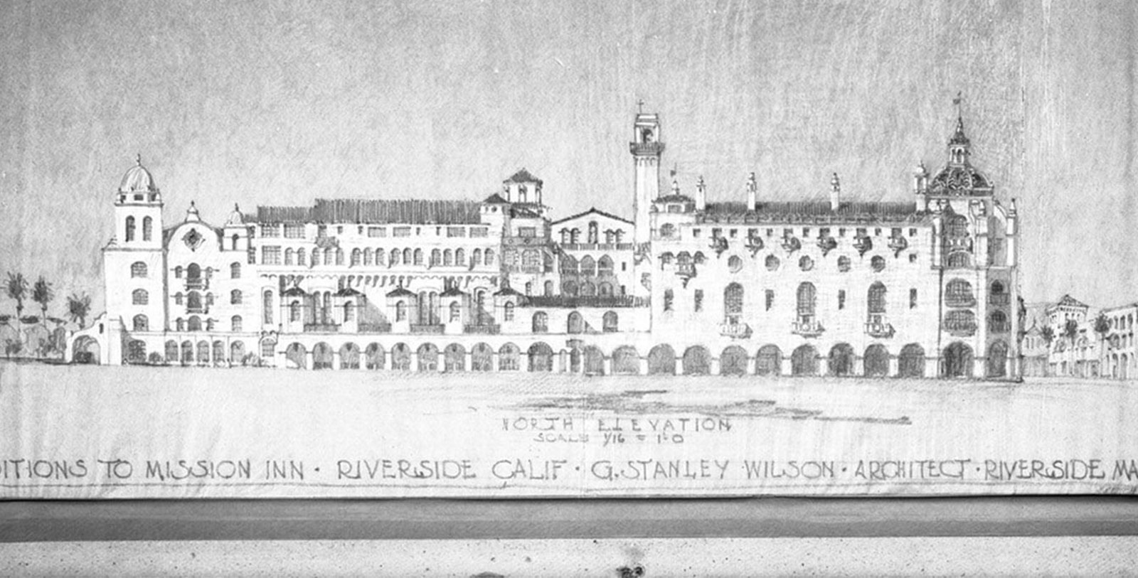a drawing of a building
