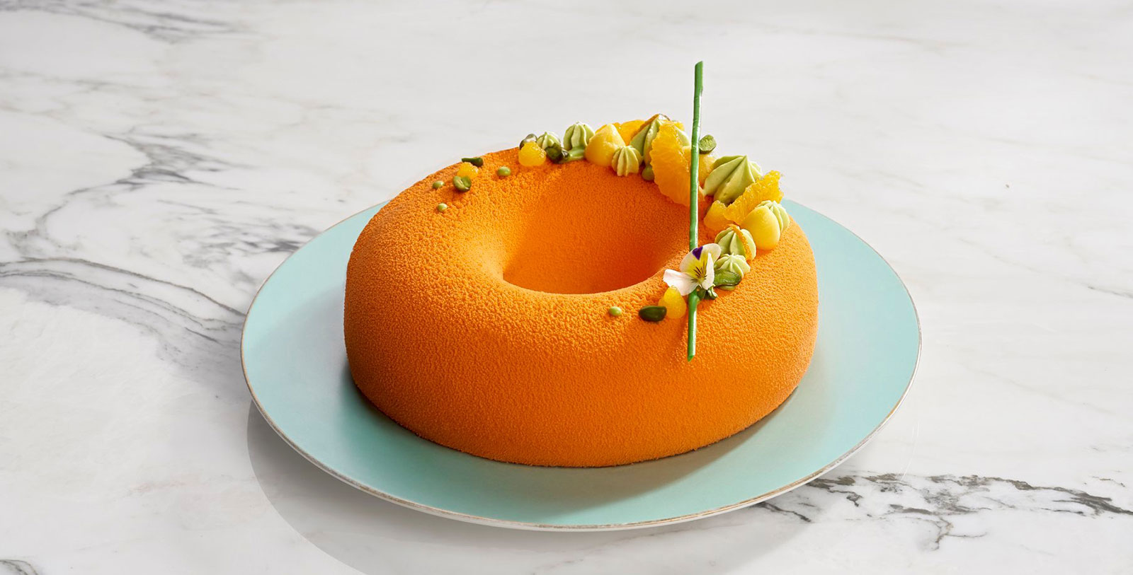 a cake on a plate