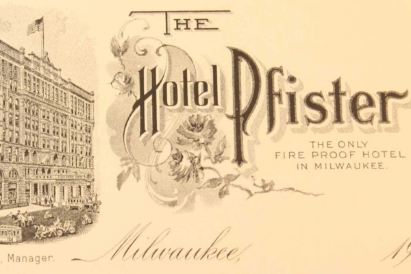 a close up of a hotel