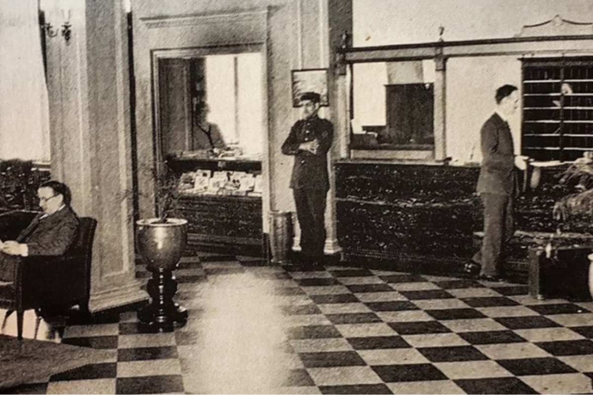 a man standing in a room