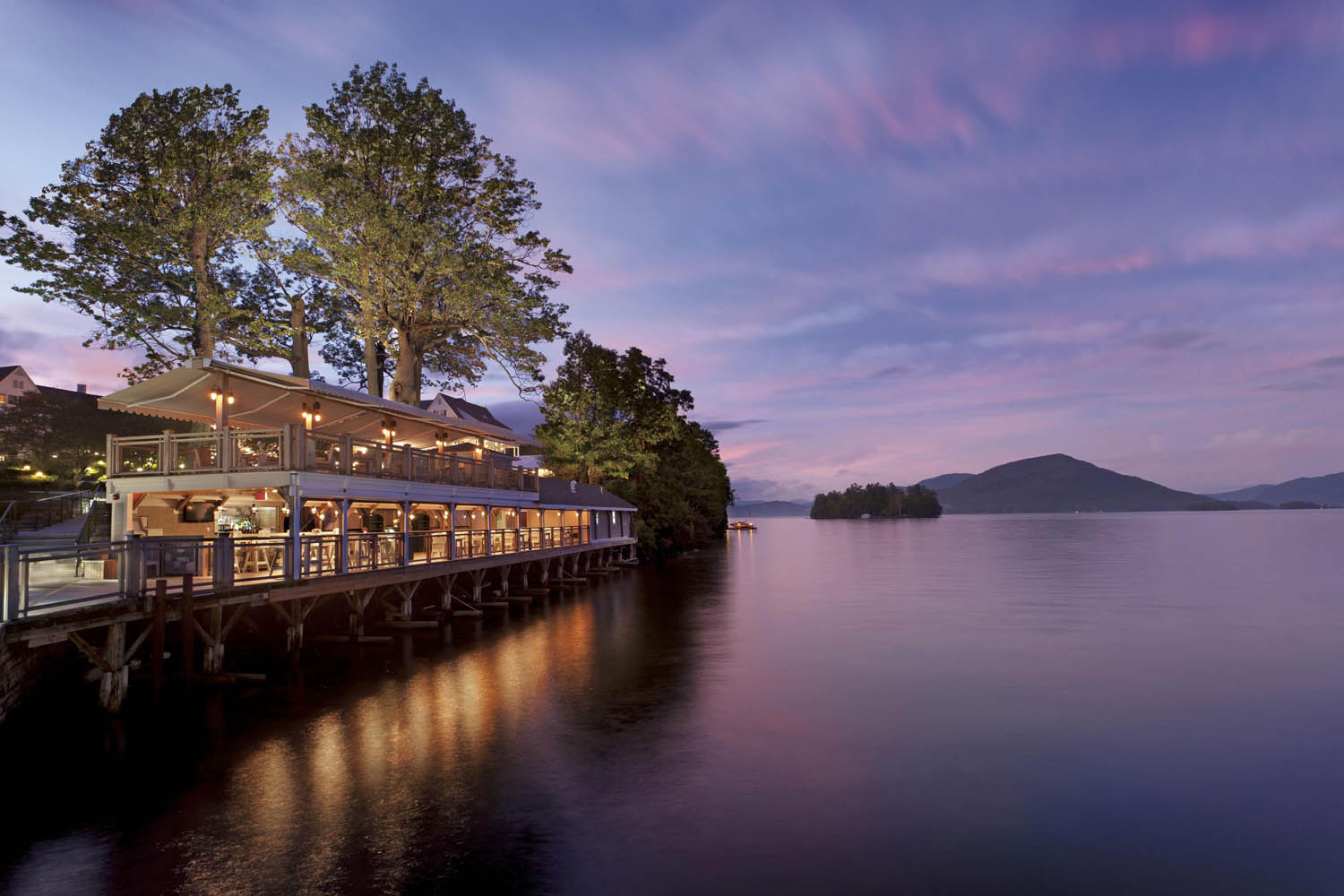 a building on the water