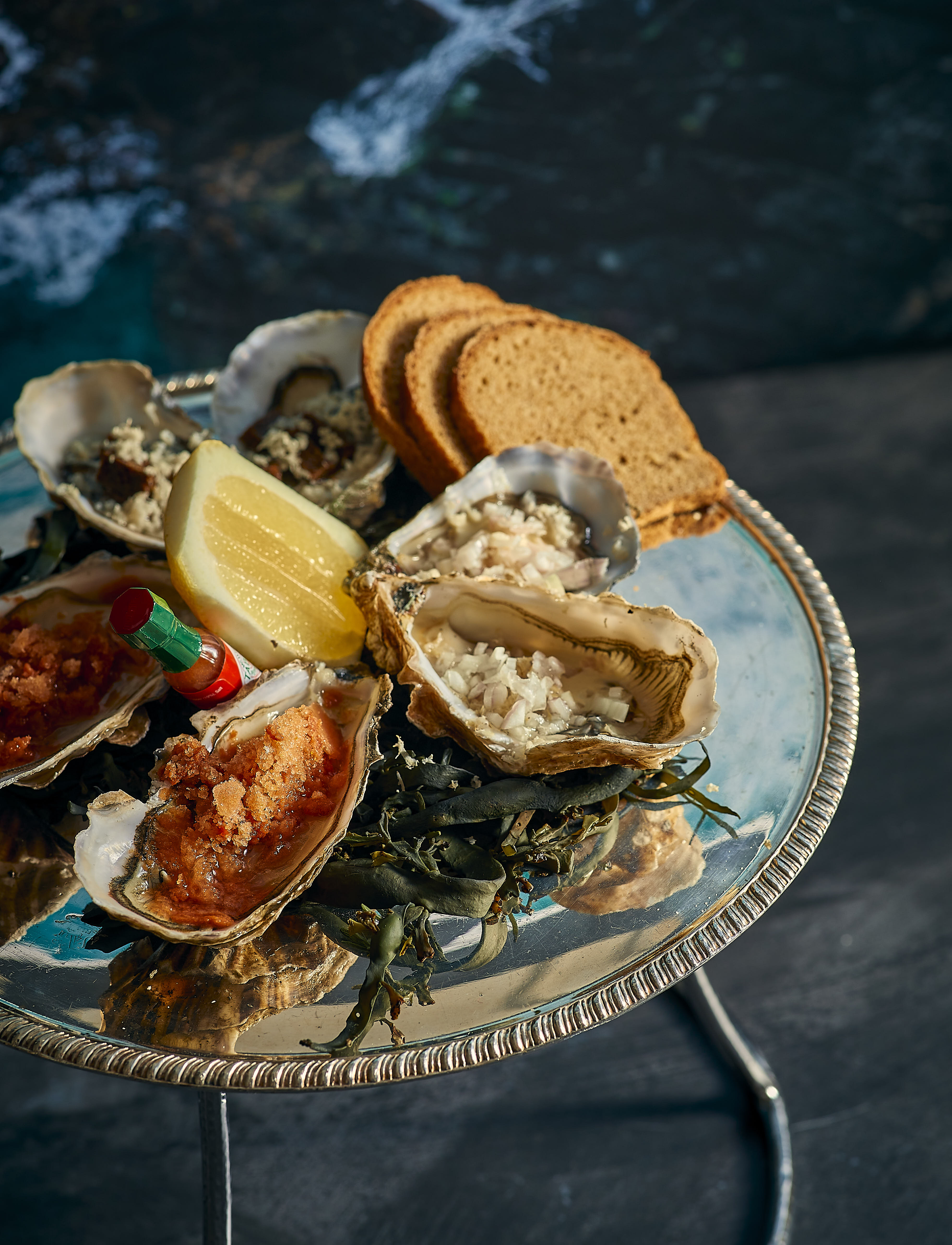 a plate of food on a table