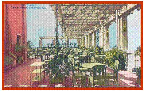 a long shot of a restaurant