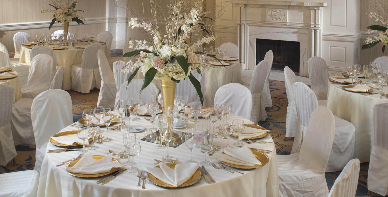 a table set for a dinner party