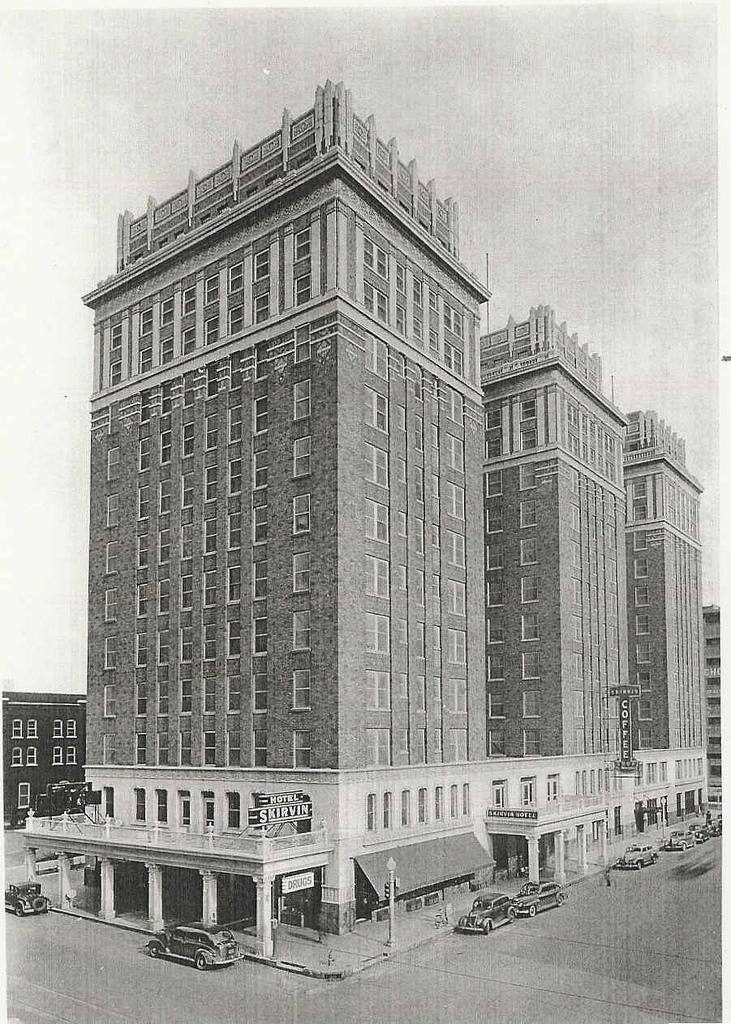 a tall building with many windows