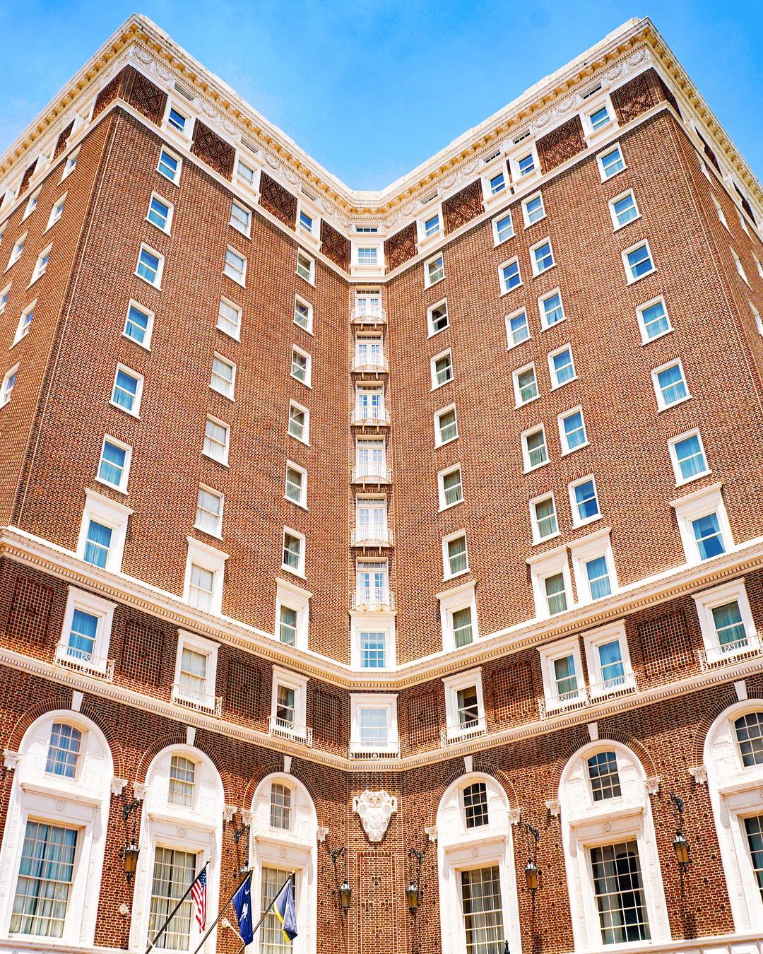 a tall building with many windows