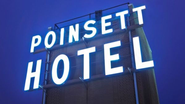 a sign on a building