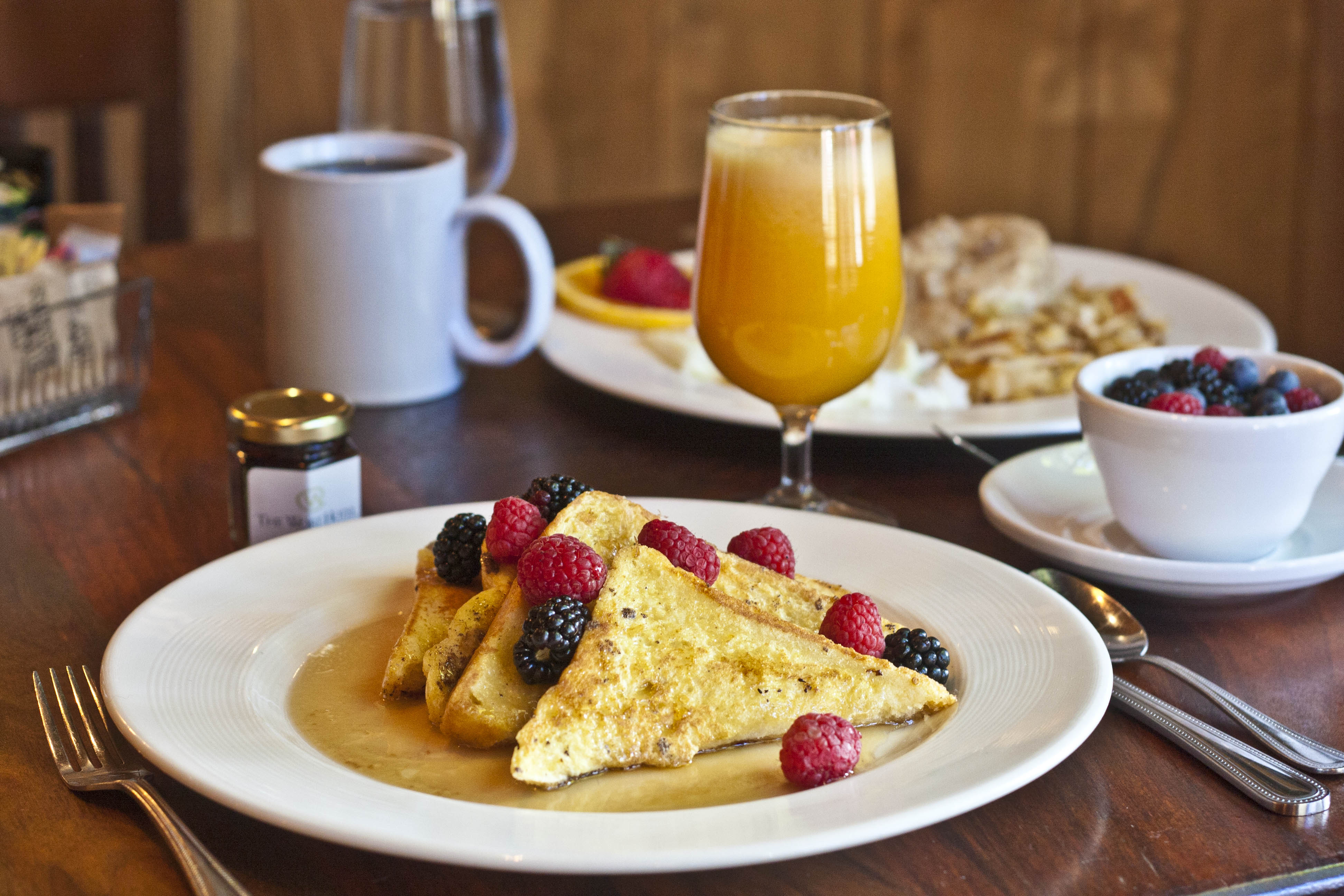 image of breakfast served at the wort hotel in jackson wyoming_high