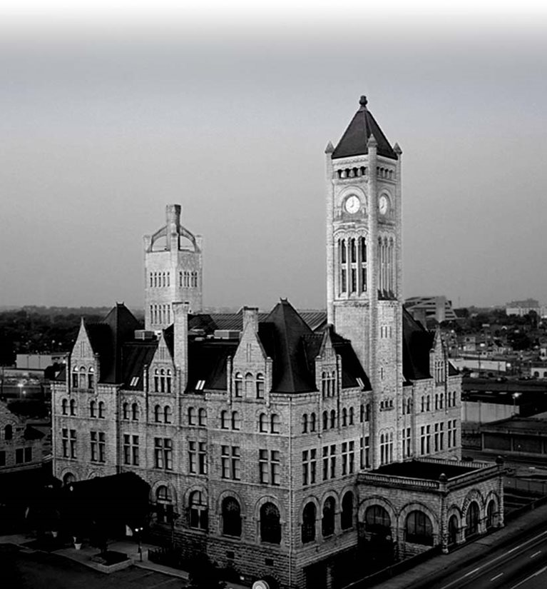 a large building with a clock tower