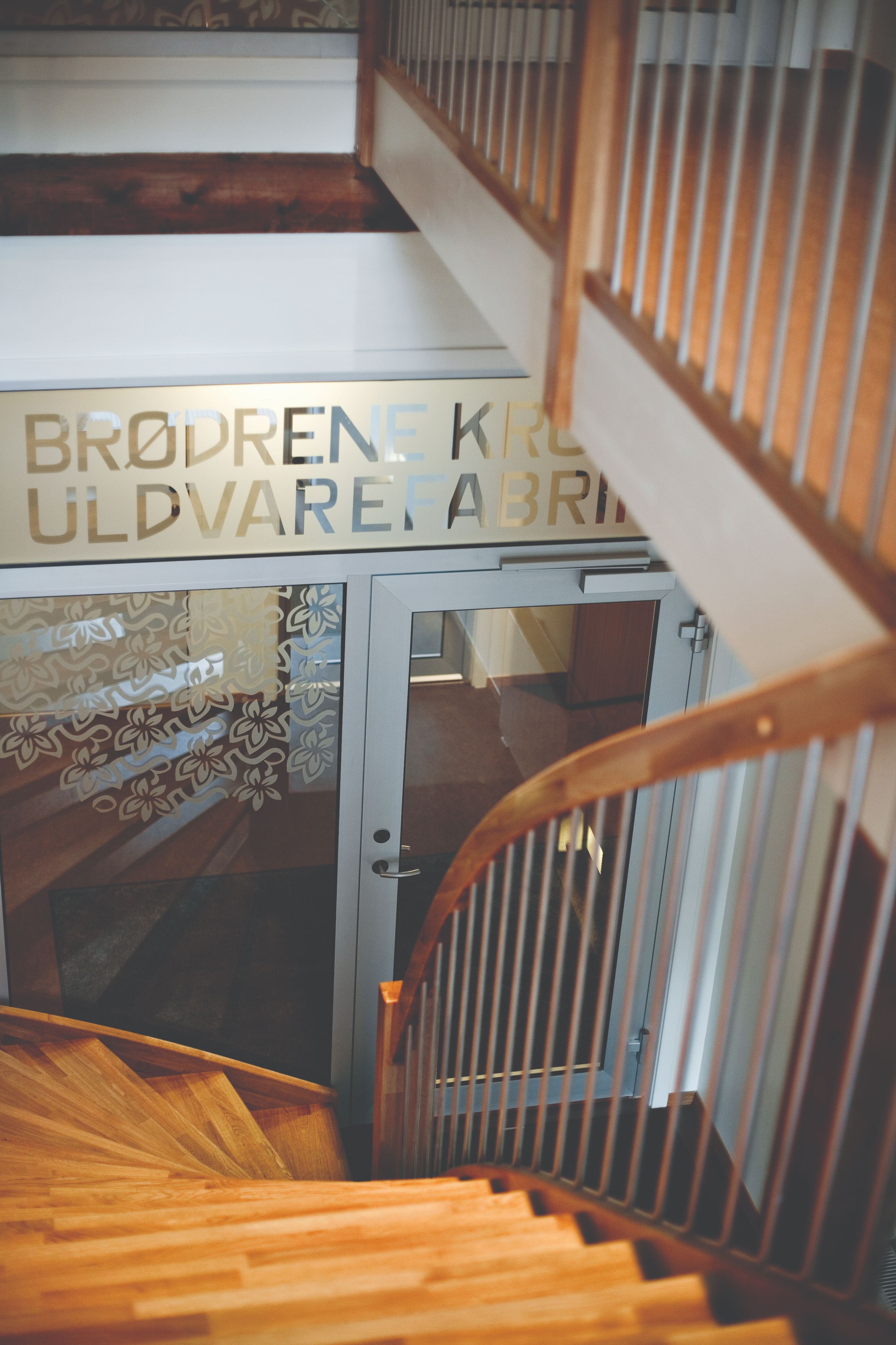 a staircase leading to a building