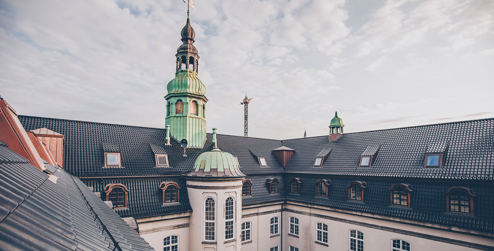 a building with a tower