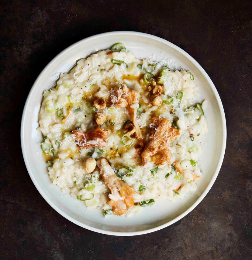 a plate of food on a table