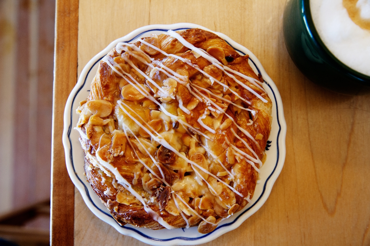 a pastry on a plate