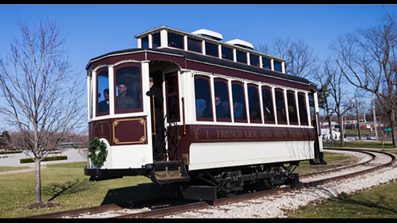 a train car on tracks